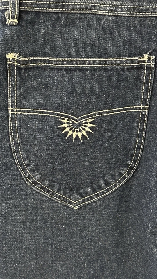 Falda vaquera de colección Gitano para mujer línea A hasta la rodilla azul oscuro índigo talla 36 Foto 3 de 4