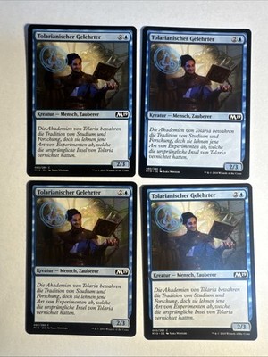 4x Mtg Core Set 2019 M19 Tolarianischer Gelehrter NM Magic The Gathering