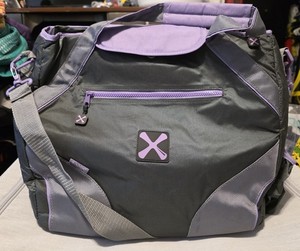 Jaxx Fit & Fresh Tote Bag Hot Cold Travel-bag Gray/Teal -Excellent-condition