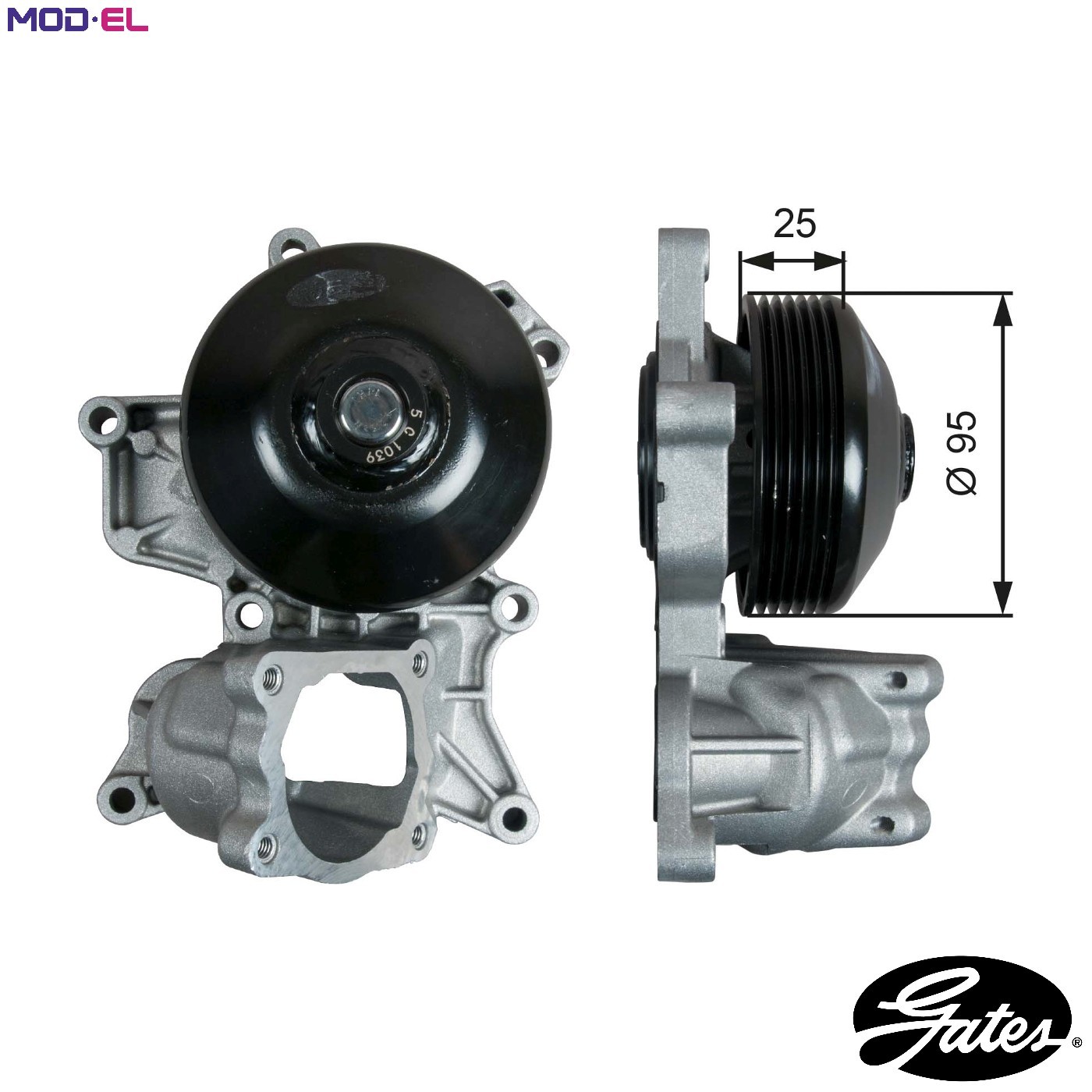 Gates WP0121 Water Pump - Image 10