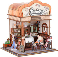 Book Nook Kit - DIY Miniature House Kit for Adults, Dollhouse Booknook Tiny Hous