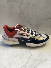Botines de béisbol Nike Alpha Huarache Elite 4 bajos EE. UU. 4 de julio FZ7345-102 talla 15