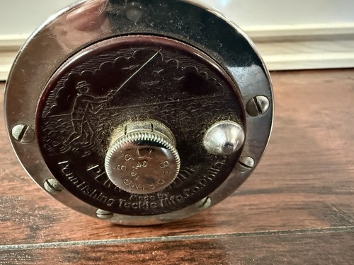 Carrete de pesca Penn Squidder 140 vintage hecho en EE. UU. carrete liso - Imagen 4 de 6