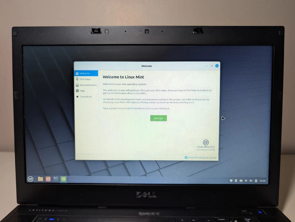 15" Dell Latitude E6510 — i7-720QM • 8GB RAM • 256GB SSD • NVIDIA • Linux • DVD - Image 2 of 4