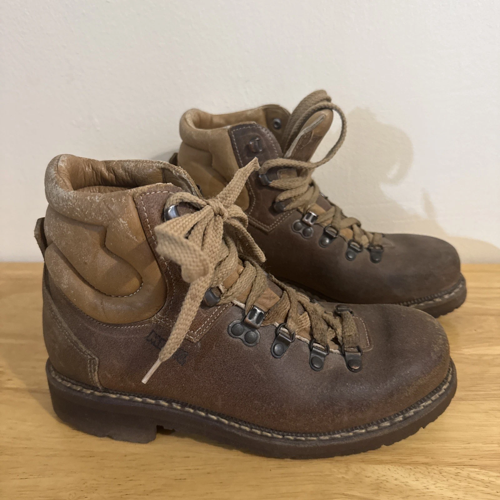 Meindl Boots Mens UK 6.5 Brown Walking Hiking Alpine Mountain Leather