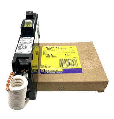 Square D QO115CAFI QO115CAFIC 15A 1-Pole AFCI Arc Fault Circuit Breaker 120V