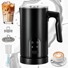 Image of Electric Milk Frother Automatic Milk Steamer for Hot Cold Milk Former Coffee