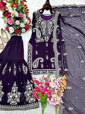 Women Dress Pakistani Salwar Kameez Readymade Suits Indian Wedding Party 3 Piece