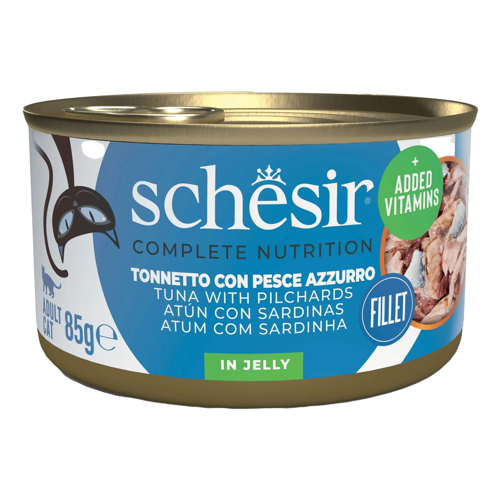 SCHESIR TONNETTO CON PESCE AZZURRO IN JELLY 85 GR