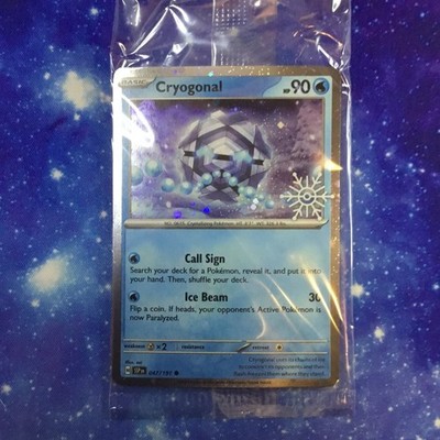 Cryogonal 047/191 Holiday Calendar - SV Surging Sparks - Sealed - Pokemon TCG