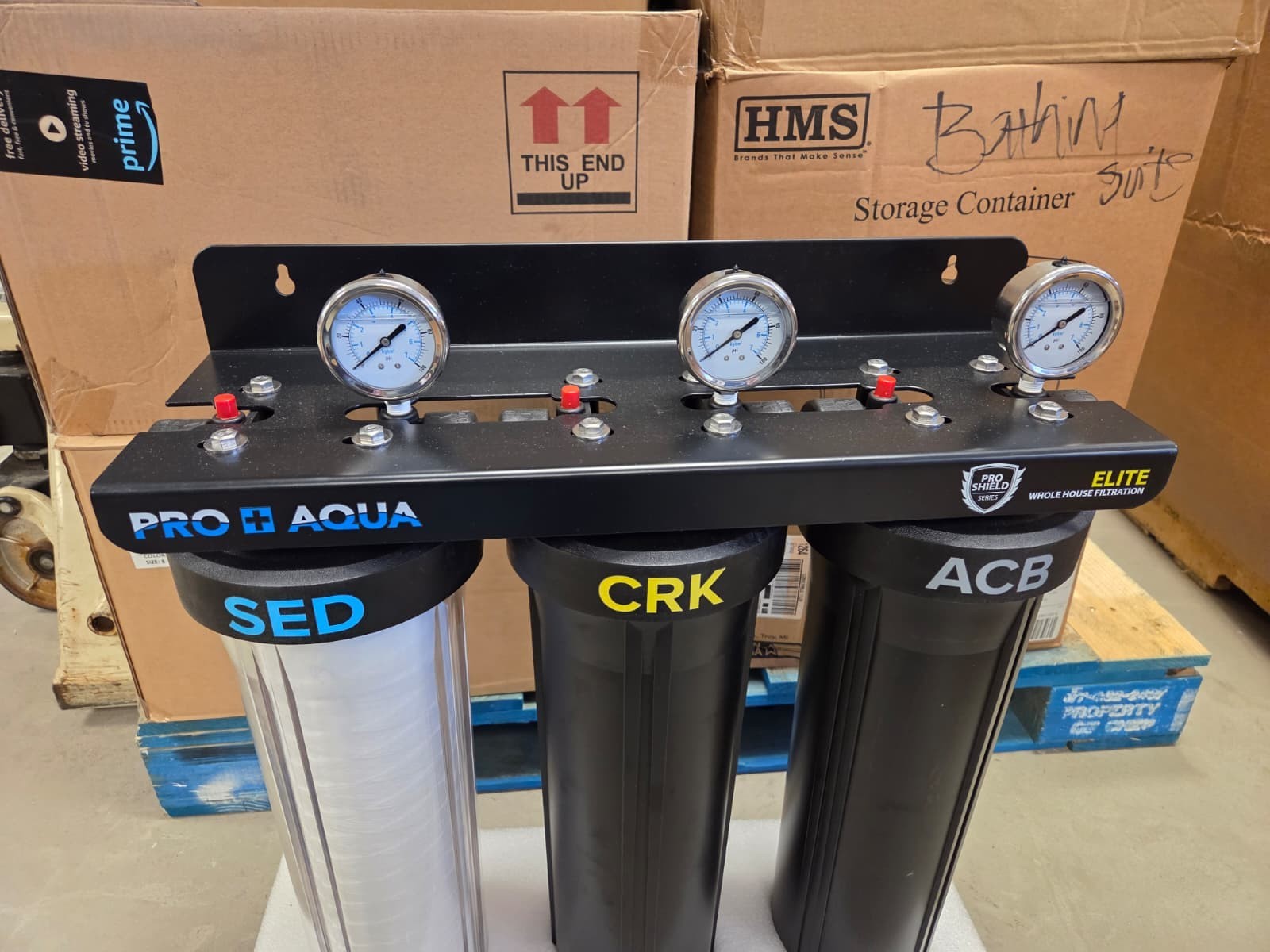 Pro Aqua Elite Series 3-Gen1 Stage Whole House Water Filtration System PRO-100-E