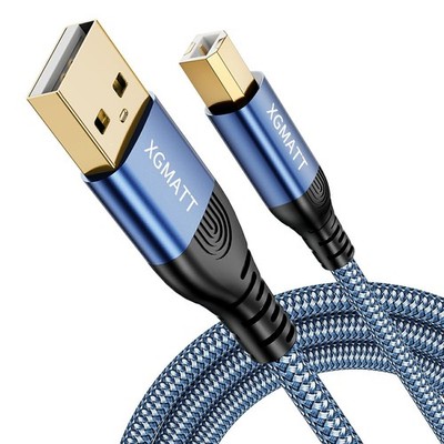 USB Druckerkabel 10m Typ B Schutzschale   langlebig, zuverlässig