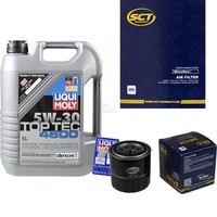 SCT Inspektionspaket Liqui Moly 5W-30 FüR Hyundai I30 1.4 1.6 Gdi I40 CW KIA
