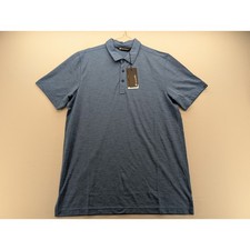 NWT TravisMathew Auckland Slub Polo in Riviera Blue size Large