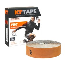 KT Tape PRO Synthetic Kinesiology Athletic Tape 125 ft Uncut Roll Beige