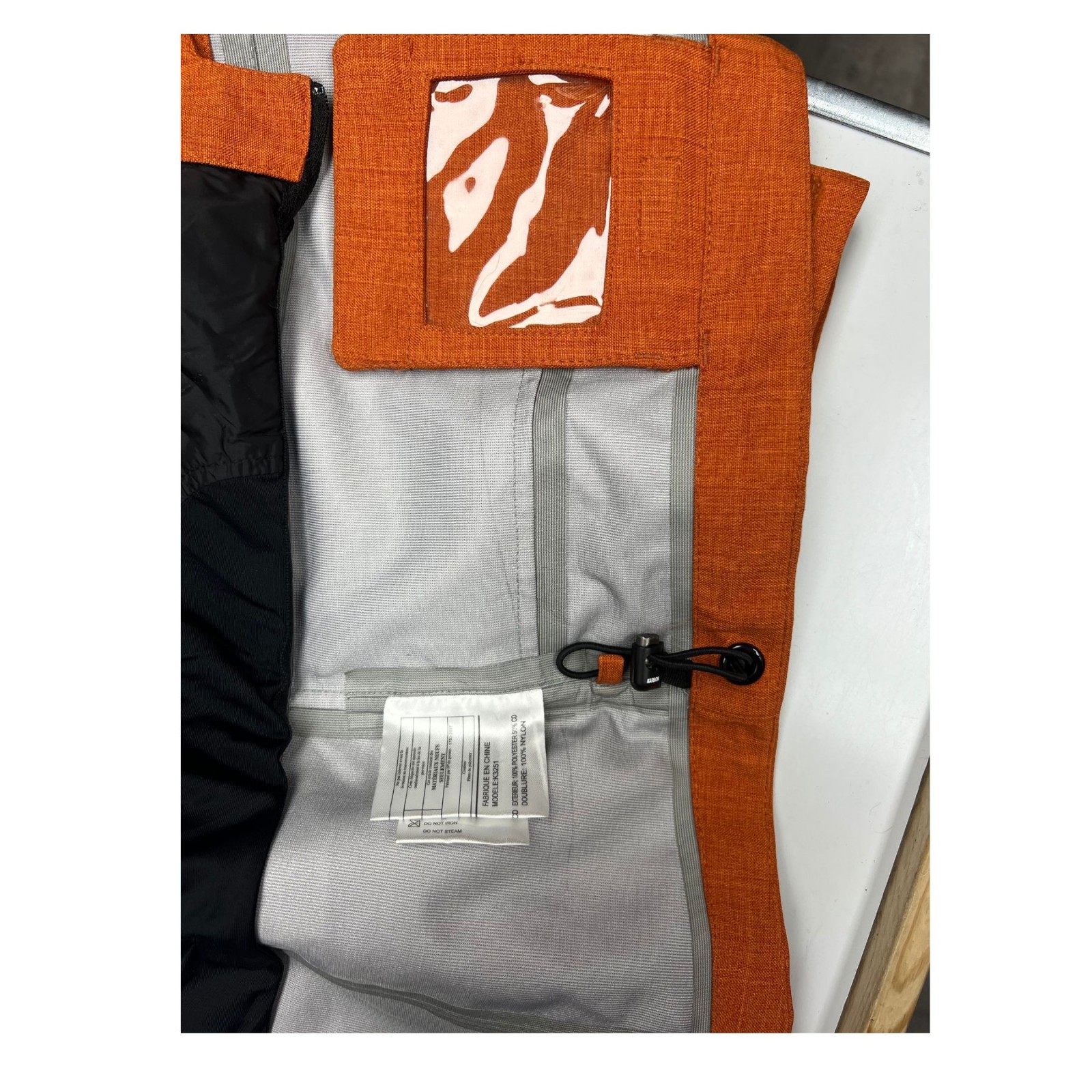 Karbon Pluto Orange Ski Jacket  Audi Patch Perfor… - image 7