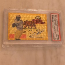 Marketplace image: 2015 Leaf Metal Draft Brett Hundley Auto 1/1 GOLD Superfractor PSA 10