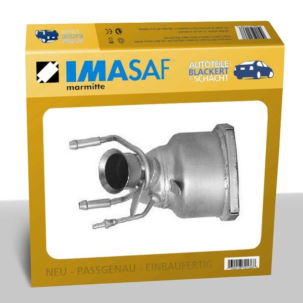 Imasaf Kat Katalysator Vorne für Peugeot 307 + Break + SW 2.0 HDI 2000-2009-image