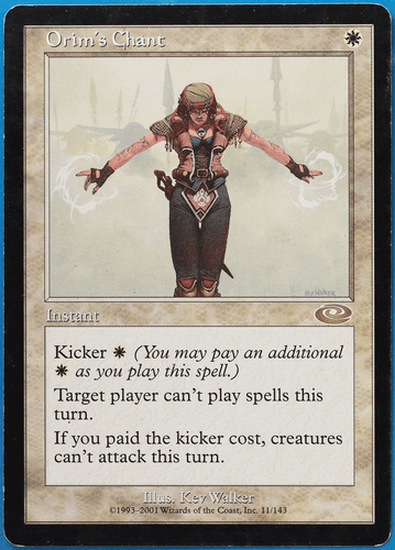 Orim's Chant Planeshift HEAVILY PLD White Rare MAGIC CARD (ID# 498500) ABUGames - Picture 1 of 2