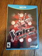 The Voice I Want You Nintendo Wii U Tested CIB