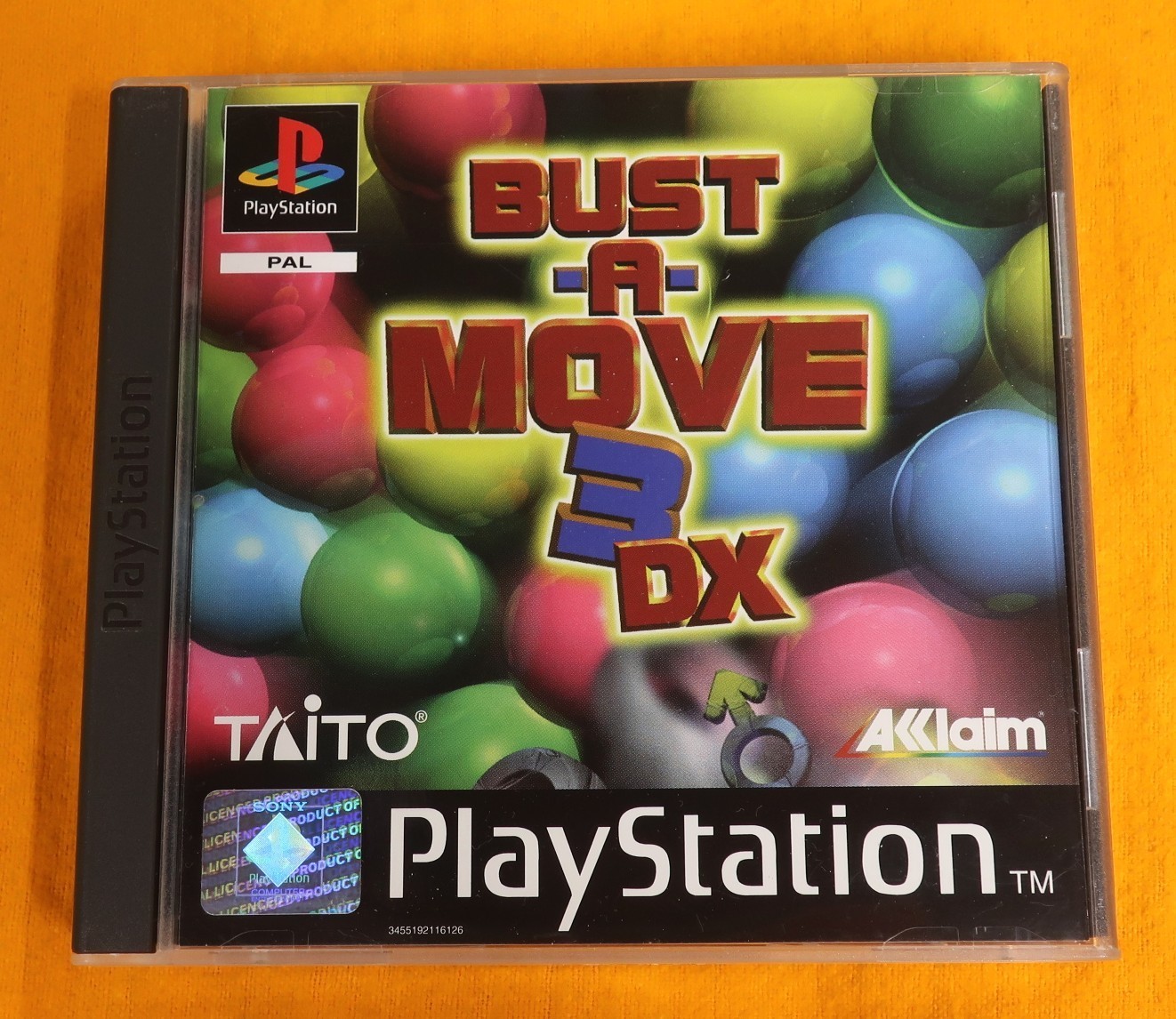 Bust-A-Move 3DX PS1 Game + Manual