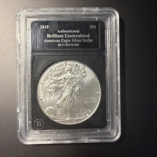 2019 UNCIRCULATED WALKING LIBERTY AMERICAN EAGLE SILVER DOLLAR COIN 1oz