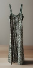 Cotton Bohemian Style Maxi Dress Sz Sm/med