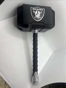 Oakland Raiders 3-D printed Thor hammer