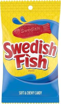   Swedish Fish Soft & Chewy Candy   8 oz (226g) Bag  