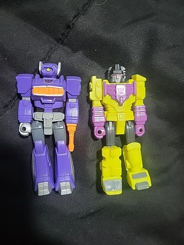 Vintage 1990 Hasbro Transformer (2 Figures) Shockwave & Devastator