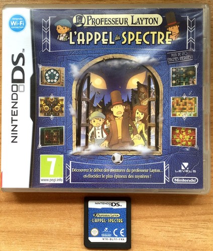 LE PROFESSEUR LAYTON ET L'APPEL DU SPECTRE EN BOÎTE SANS NOTICE NINTENDO DS FRA