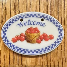 Longaberger Tie-On "Welcome"