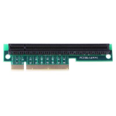 PCI-E 8X to 16X Riser Adapter PCI-Express x8 to x16 90 Degree Card for 1U/2U