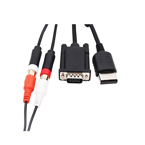 1.8m VGA Cable W/Adapter For Dream-cast DC Game Console Audio Adapter - Picture 8 of 13