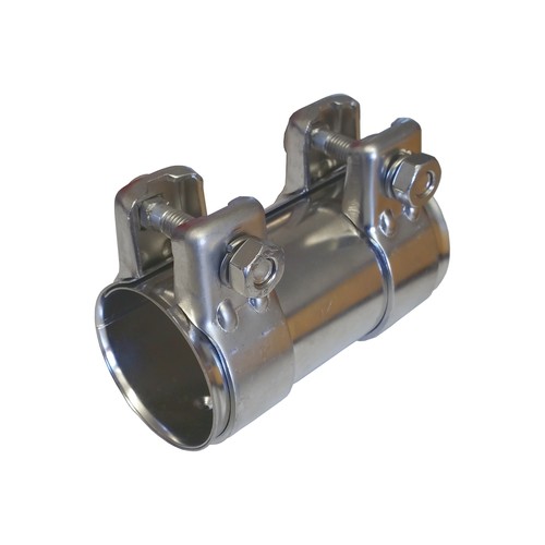 Edelstahl Auspuffschelle 50mm - Rohrverbinder Für Auto Abgasanlage