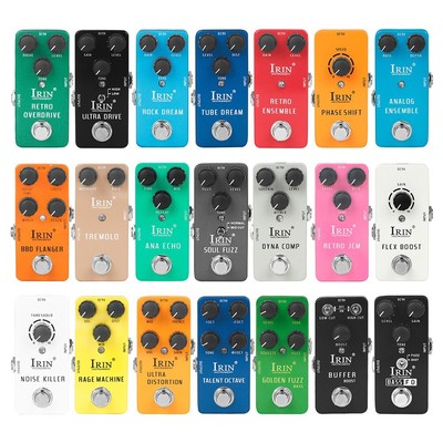 IRIN Guitar Effect Pedal Wah Distortion Overdrive Delay Reverb Compressor Pedal