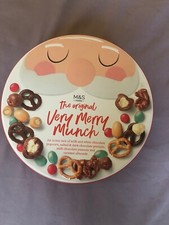 M&S Original Very Merry Munch Empty Tin Collectible