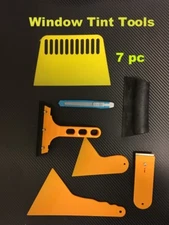 Window Tint Tools Kit for Auto Film Tinting Scraper Installation 7 pc  last one