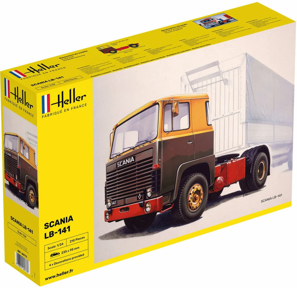 Heller 80773 - 1:24 Scania 141 Gervais - Neu