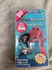 Barney - Barney Rhymes With Mother Goose (VHS) 1992 The Lyons Group Vintage 90's