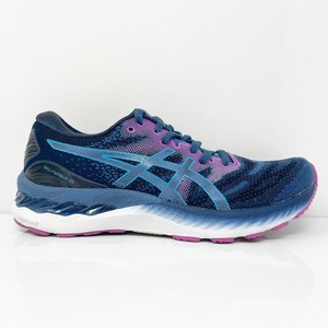 Asics de mujer Gel nimbus 23 1012A885 Azul Rosa Running Zapatos Zapatillas  Tamaño 8.5 | eBay