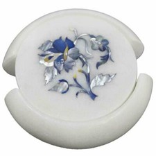 Marbre Coaster Set Main Pierre Pireta Dura Décor Maison Pour Gift