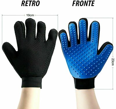 Guanto Spazzola Cani Gatti Guanto Magico Spazzola Per Cani E Gatti - Cardatore, , Massaggiante, True Touch Elimina Peli - Foto 11