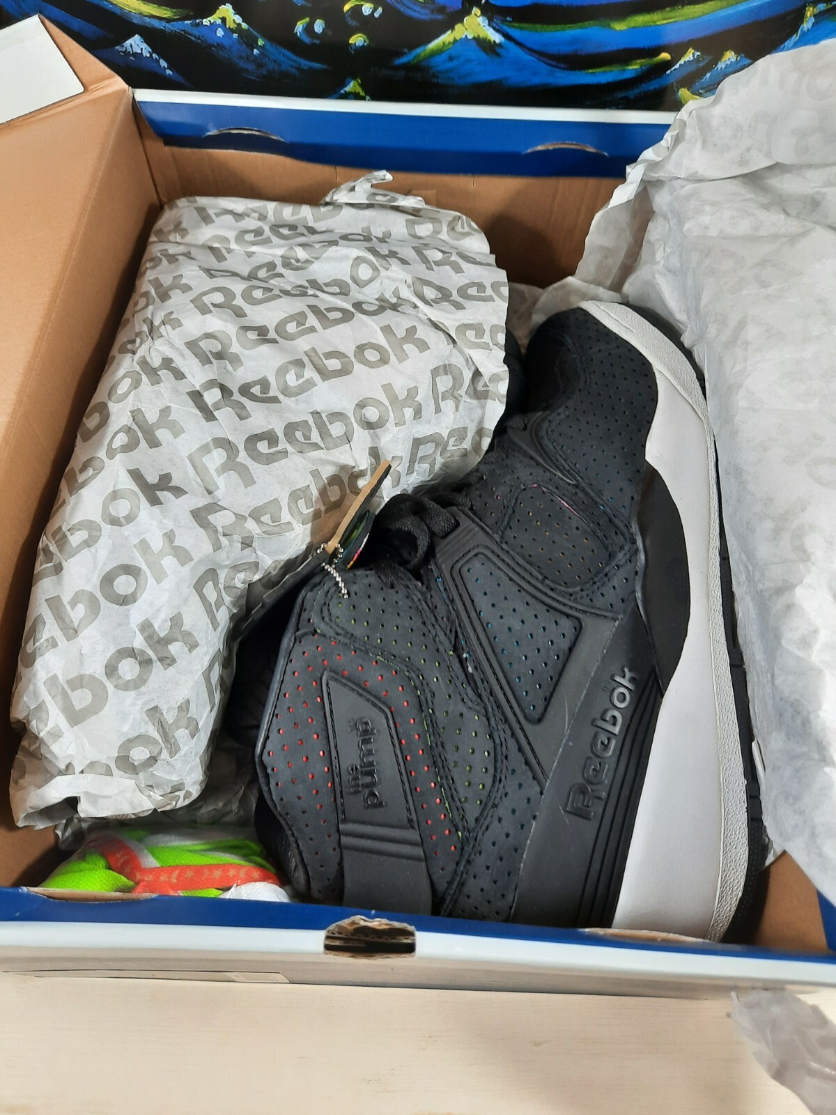 Reebok The Pump Certified X SNS "Blacklight Poster" 25th Anniversary Ships FAST! image 7