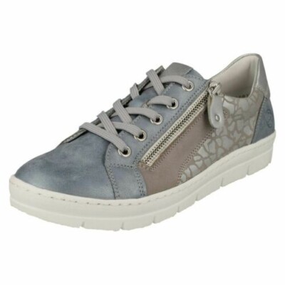 Women's Rewonte Fashion Detailed Pattern Wedge Heel Sports Shoes D5821