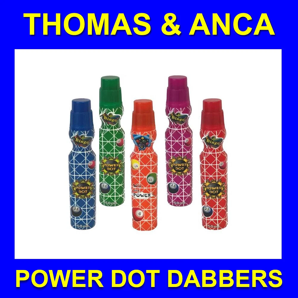 Bingo Marker Tipp Filz Spitze Stifte Farbe Set Schwarz Rot Blau