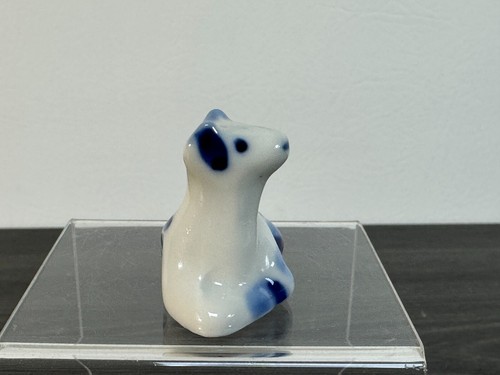 Delft Blue Holland Mini Ceramic Mini Cow - Picture 2 of 9