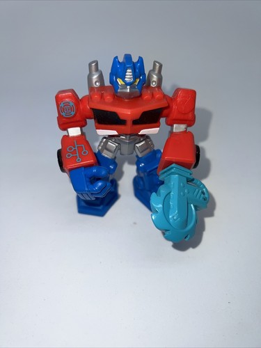 Playskool Heroes Transformers Rescue Bots Optimus Prime 3.5 inch tall@