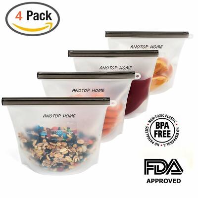 Reusable Silicone Food Storage Bag Pack Preservation Bag - Main Image