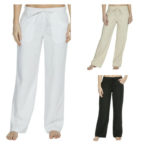 Ladies Linen Blend Lightweight 